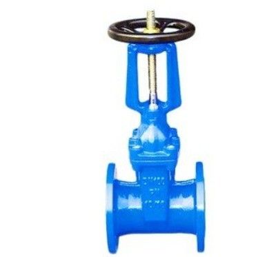Hydraulisches Schleusen-Gatterventil aus Gusseisenflansche mit aufsteigendem Stamm und elastischem Sitz