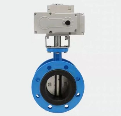 Elektrische Steuerung der Aktoren Dn300 Schmetterlingsventil für die Steuerung von Gasmedien in der Industrie