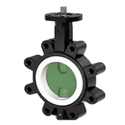 Gasmediengasbetriebene Soft Seat Lug Butterfly Valve für hohe Temperaturleistung