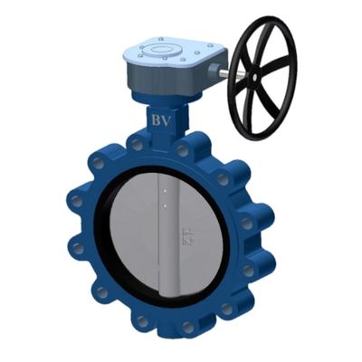 Niedertemperaturschicht API509 Gusseisen-Lug-Schmetterlingsventil mit Hebel