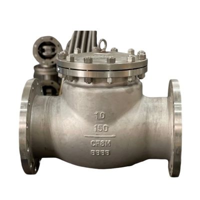 Edelstahl DN200 8 Zoll Zweiweg PN16 Doppelflansch-Typ Nicht-Rückkehr-Swing-Checkventil
