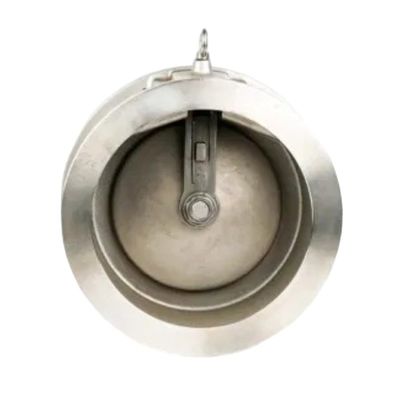 Manuelle Edelstahlflansche Pn25 DN 50 Waferlift Einplatten-Swing-Scheckventil für Abflussventil