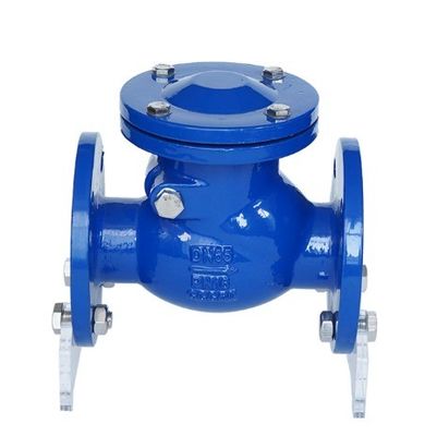 4" 150LB Gusseisen-Swing-Checkventil für Wassermedien Wasser und OEM erhältlich