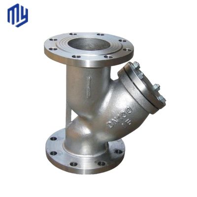 OEM-unterstützte Edelstahlmasche Pn16 Din Gusseisen-Y-Strainer für Gasmedien