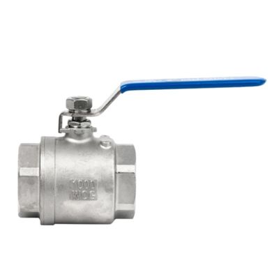 Stahlgriffe PVC 2-teiliges Kugelventil für Gasöl, Wasser und Normaltemperaturmedien