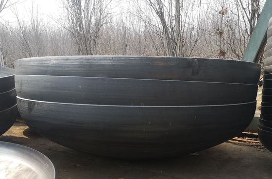 ASME-Standard 300mm 500m 800m 1000mm Torisphärische Schüsselkopf und Enden für Druckbehälter