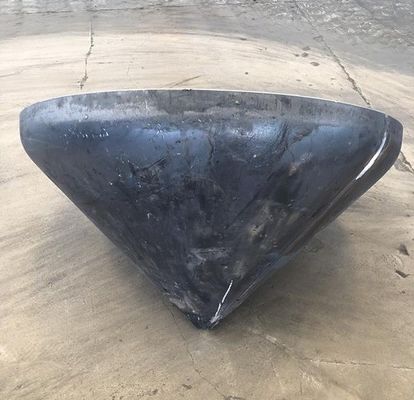 Maßgeschneiderte Kohlenstoffstahl Edelstahl Flachkegel Boden Tank Kegelköpfe für Design
