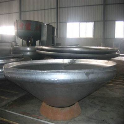 Maßgeschneiderte Kohlenstoffstahl Edelstahl Flachkegel Boden Tank Kegelköpfe für Design