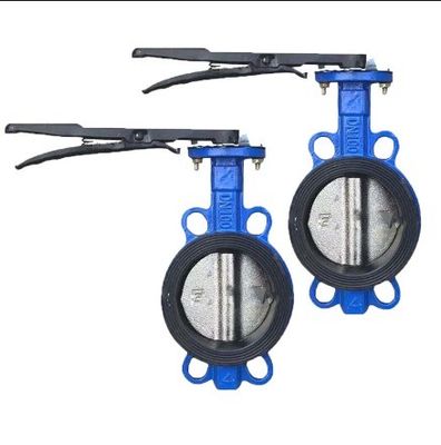 150LB PN16 DN100 Duktile Gusseisen Edelstahl Doppelflansche Wafer Lug Schmetterlingsventil