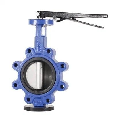 API609 EPDM ausgekleidet PTFE Gusseisen-Lug-Typ Wafer Schmetterlingsventil für individuelle Bedürfnisse