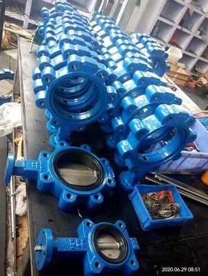 angepasst JIS 10k/5k PN10/16 Aluminium Bronze Edelstahl Körper EPDM NBR PTFE Sitzbeutel Typ Schmetterling