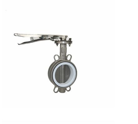 Wafer-Typ Kohlenstoffstahl Edelstahl Schmetterlingsventil mit EPDM PTFE elastischen Sitz