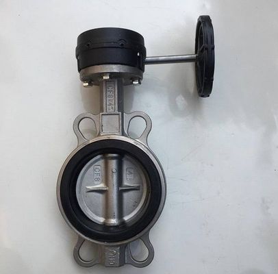 Silikon-Siegel-Ring-Sitz-Hochtemperatur-Schmetterlingsventil aus Edelstahl