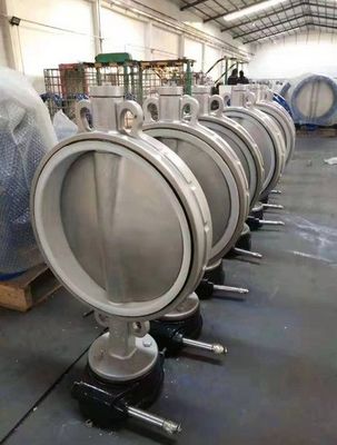 400mm DN300 Edelstahl Schmetterlingsventil für zuverlässige Leistung
