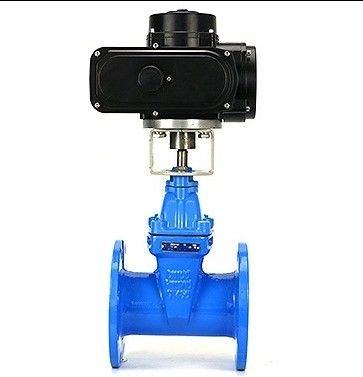 DN150 PN16 WCB NKZ961H Elektrische Flansche Vakuum-Gatterventil für individuelle Anforderungen