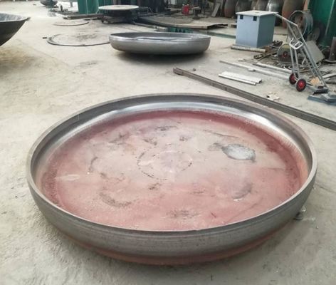 Schweißverbindung Flachkopfdeckel aus Kohlenstoffstahl für Druckbehälter