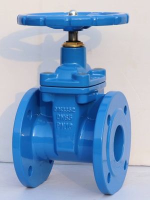 Wasserstromsteuerung HT200 Gusseisenflansche-Typ-Gatterventil mit zartem Eisenhandrad