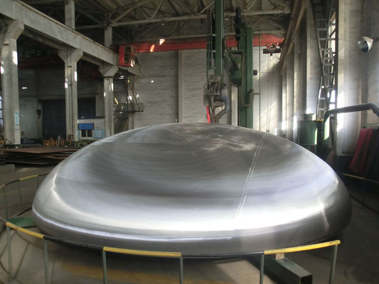 Maßgeschneiderte Größe Präzisionsboiler Kohlenstoffstahl Schüssel End Asme 2 1 Halblepsigkopf für Industrie