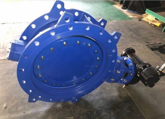 Ausgezeichnete Zähigkeit aus EPDM-Gelegtes Eisen Wras Industrial Control Doppel exzentrische Flansche Schmetterlingsventil