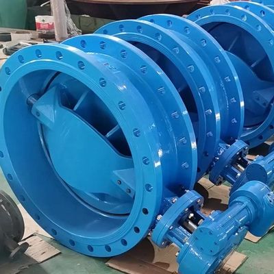 PN10 PN16 PN25 CLASS150 Doppelflächige Doppelverschiebungsschwimmerventil mit elektrischem Pneumatik