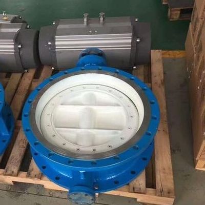 PN10 PN16 PN25 CLASS150 Doppelflächige Doppelverschiebungsschwimmerventil mit elektrischem Pneumatik