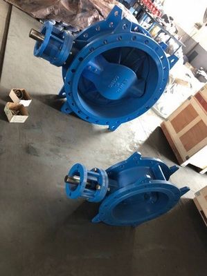 PN10 PN16 PN25 CLASS150 Doppelflächige Doppelverschiebungsschwimmerventil mit elektrischem Pneumatik