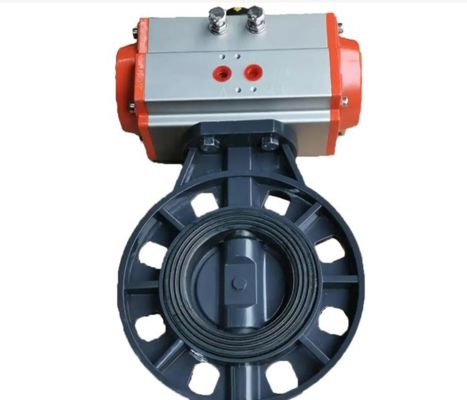 Kundenspezifischer Service-Standard Ausgezeichnetes Wassermedium Pneumatischer Aktor Schmetterlingsventil