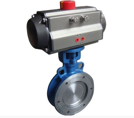 Kundenspezifischer Service-Standard Ausgezeichnetes Wassermedium Pneumatischer Aktor Schmetterlingsventil