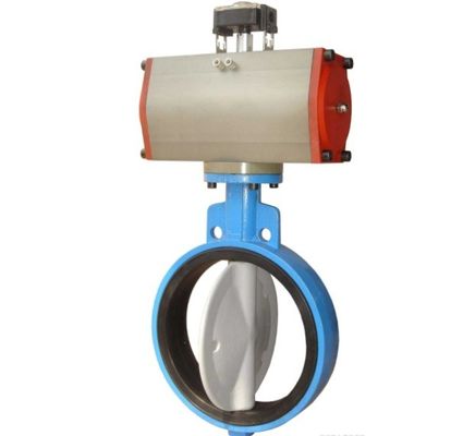 Kundenspezifischer Service-Standard Ausgezeichnetes Wassermedium Pneumatischer Aktor Schmetterlingsventil