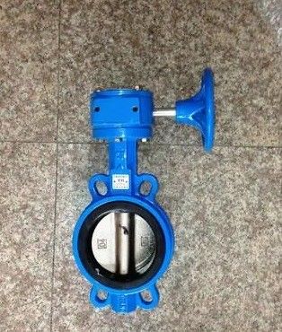 Industrieanwendung Schmetterlingsventilgetriebe Stahlgriffe mit individueller Unterstützung