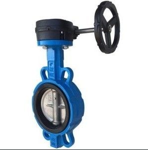 Industrieanwendung Schmetterlingsventilgetriebe Stahlgriffe mit individueller Unterstützung