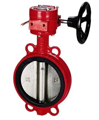 Industrieanwendung Schmetterlingsventilgetriebe Stahlgriffe mit individueller Unterstützung