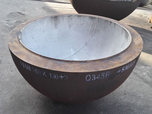 Hemisphärischer Kopf mit großem Durchmesser für Druckbehälter aus Kohlenstoffstahl