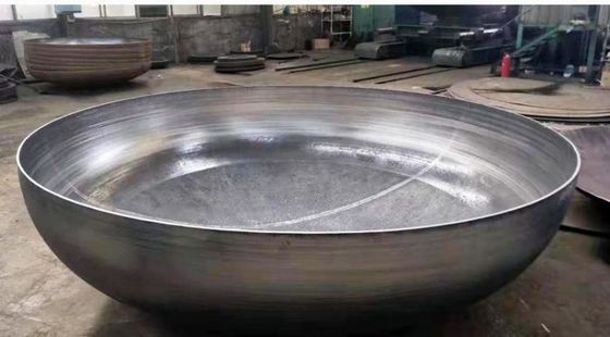 Hemisphärischer Kopf mit großem Durchmesser für Druckbehälter aus Kohlenstoffstahl