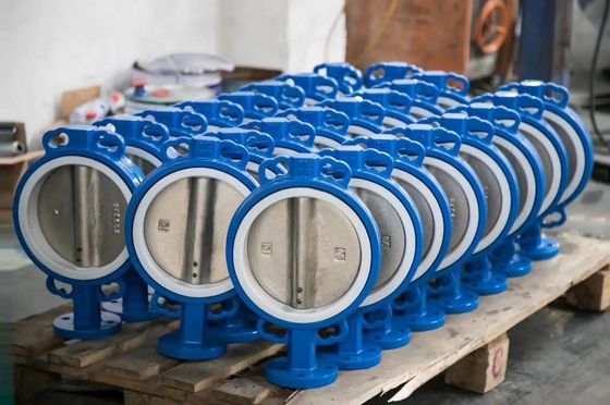Soft Seal Turbine Wafer Butterfly Ventil für die Anpassung und langfristige Leistung