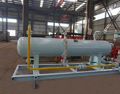 Herstellungsbetrieb LPG-Gasfüllmaschine Speicherbehälter Gleitstation mit Zylinder