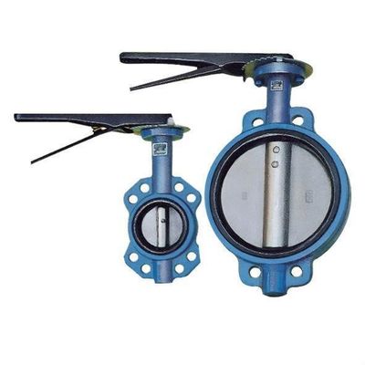 Verkaufen Sie CF8 Di Ci EPDM PTFE Strong Acid Ductile Iron Lever Betrieben Wafer Schmetterlingsventil