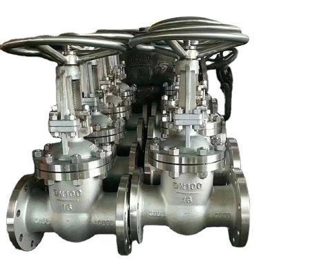 3 Zoll CF8 Edelstahl Flansch-Gatterventil mit Y-Typ-Strichter und manueller Steuerung