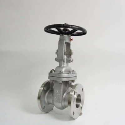 3 Zoll CF8 Edelstahl Flansch-Gatterventil mit Y-Typ-Strichter und manueller Steuerung