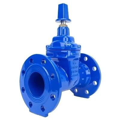 Wasserabträgliches Y-Gatterventil mit Flanschverbindung und Edelstahlmaterial