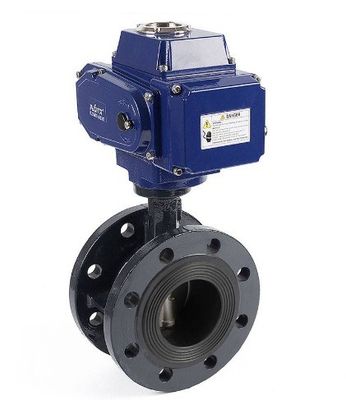 Elektrische Steuerung der Aktoren Dn300 Schmetterlingsventil für die Steuerung von Gasmedien in der Industrie