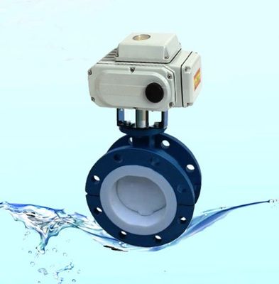 Elektrische motorisierte Aktoren Wasserregelung Flansche Typ Schmetterlingsventile