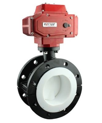 Gasmedien Schmetterlingsventile Gummisitz Doppelflanken 24V/Gleichstrom elektrischer Drehakt