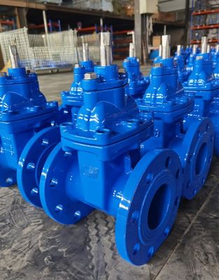 Industrie-Wasserventil Widerstandsfähige Sitze Weichflansche Wasserkontrolle Edelstahl Torventil