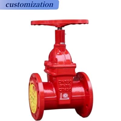 Anpassung der Portgröße DN40-DN1200 OS Y Metallsitz-Flangen-Gatterventil für Wassersystem