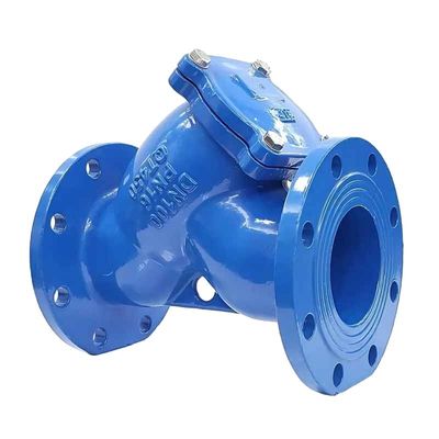 Vollständige Bescheinigung 4 Zoll DN100 Duktile Eisen Y Strainer Abflussventil für glatten Fluss