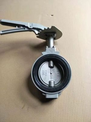 EPDM PTFE Versiegelung Aluminiumlegierung Körper Wafer Schmetterlingsventil für Korrosionsbeständigkeit