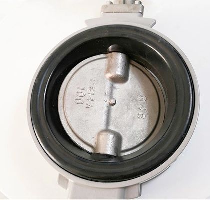 Anpassung JIS 5K 10K EPDM Gummisitz Aluminiumlegierung Griff Kitz Schmetterlingsventil