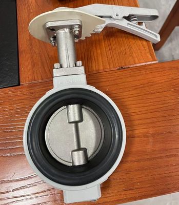 Doppelschacht/Stem Disc Handbuch/Motorisierte Aluminiumlegierung Schmetterlingsventil kundenspezifischer Service