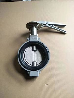 Doppelschacht/Stem Disc Handbuch/Motorisierte Aluminiumlegierung Schmetterlingsventil kundenspezifischer Service